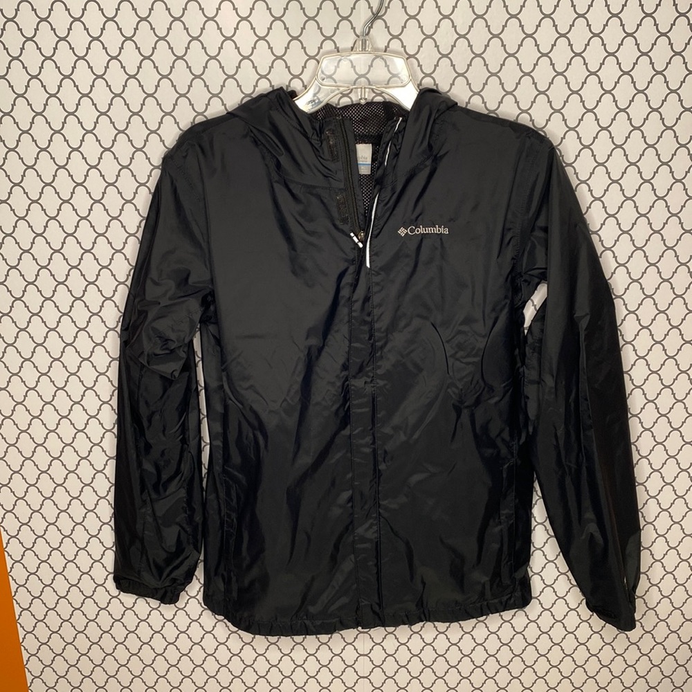 Columbia Kids windbreaker, black, size XL (18/20)